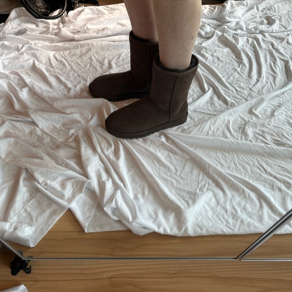 UGG Chocolate Sheepskin Boots - Picture 7 of 11